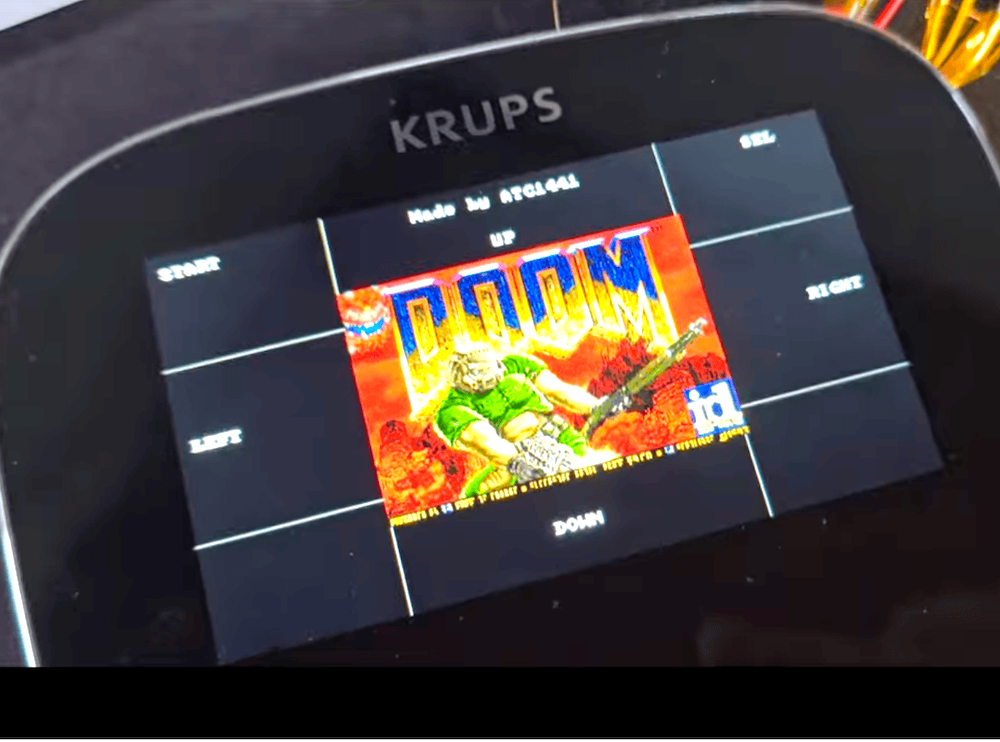 Doom im Display auf Krups Kochtopf :-)